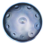 Handpan, gamme la sirena, hexatonique dorien, frequence 432hz, frequence 440hz, hang drum, hang, bleu